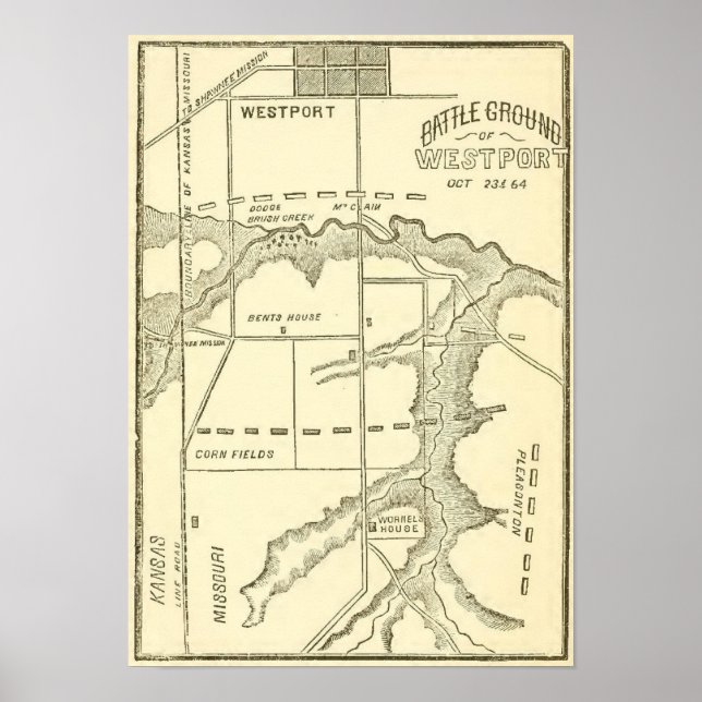 Poster Bataille de Westport (Devant)