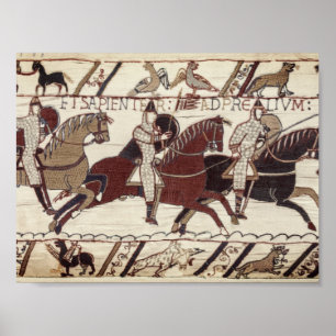 Poster Bataille d'Hastings - Chevaliers normands