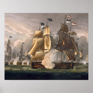 Poster Bataille du cap Saint-Vincent, 14 février 1797
