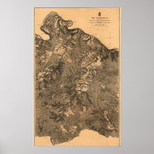 Poster Bataille du désert - Guerre civile Panoramique (Devant)