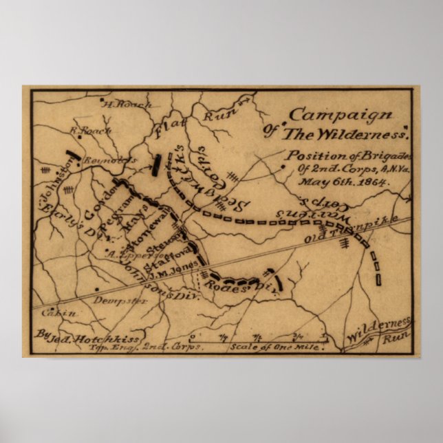 Poster Bataille du désert - Guerre civile Panoramique (Devant)