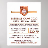 Bataille et équipement de baseball en bois, Camp d