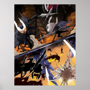 Poster bataille finale du chevalier creux -