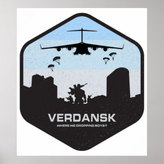 Poster Bataille Royale de Verdansk Warzone