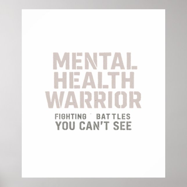 Poster Batailles invisibles, Force intérieure (Devant)