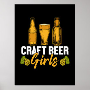 Poster Bateau à bière Bateau à bière Filles à bière Anniv