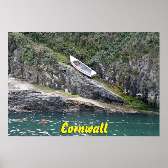 Poster Bateau à Cornwall (Devant)