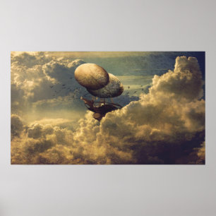 Poster Bateau de ciel