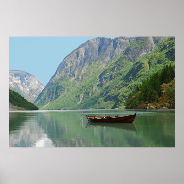 Poster Bateau de l'affiche Vikings (Devant)