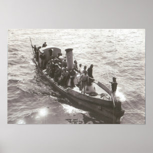 Poster Bateau de piquet de Triumph de voie HMP