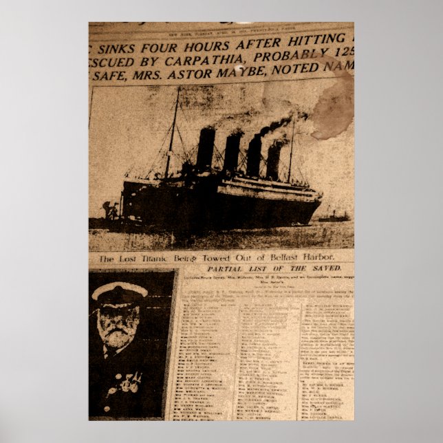 Poster Bateau de rêves perdu (Devant)