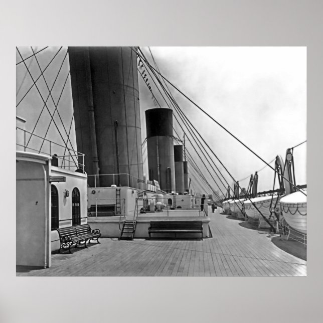 Poster Bateau Deck (Devant)