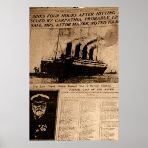 Poster Bateau des rêves perdus