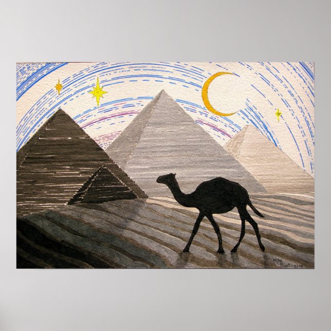 Poster Bateau du désert (Devant)