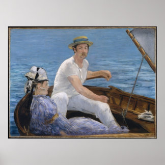 Poster Bateau - Edouard Manet