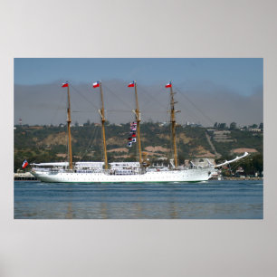 Poster Bateau grand Esmeralda