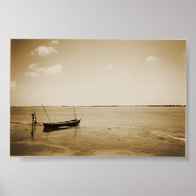 Poster bateau mexicain (Devant)