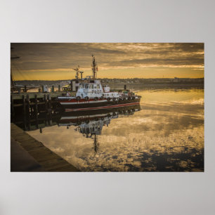 Poster Bateau pilote à quai à Sunrise Halifax (Nouvelle-É