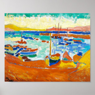 Poster Bateaux à Collioure   André Derain  