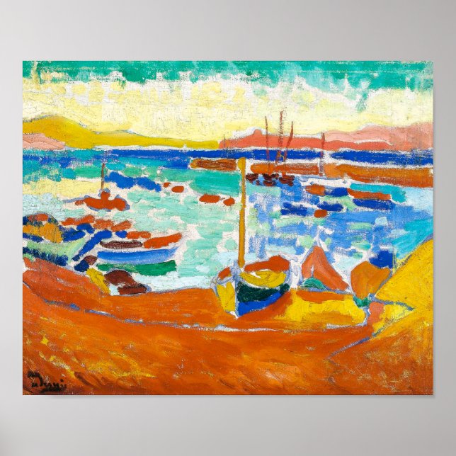 Poster Bateaux à Collioure | Andre Derain | (Devant)