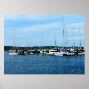 Poster Bateaux à Newport RI