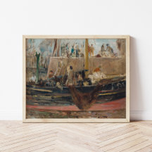 Bateaux à Quay | Berthe Morisot