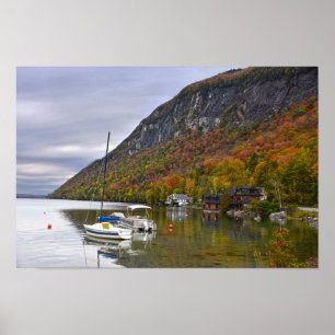 Poster Bateaux à voile à Rest on Lake Willoughby, Vermont