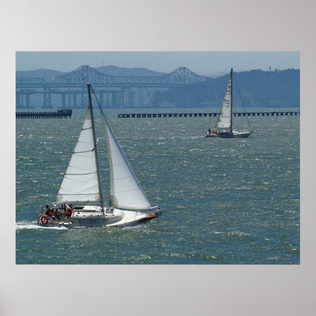 Poster Bateaux à voile de Berkeley (Devant)