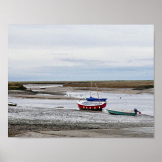 Poster Bateaux Burnham Overy Staithe