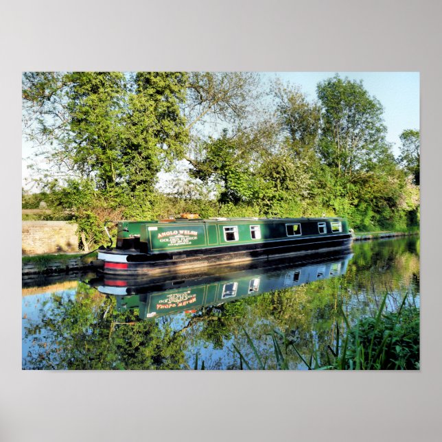 POSTER BATEAUX CANAL UK (Devant)