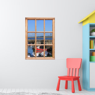 Poster Bateaux dans le port - Fake Window Fiew