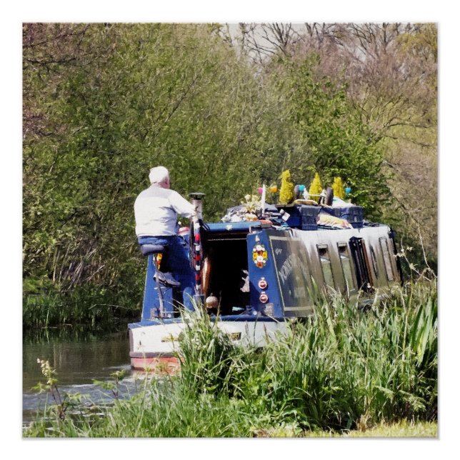 POSTER BATEAUX DE CANAL (Devant)
