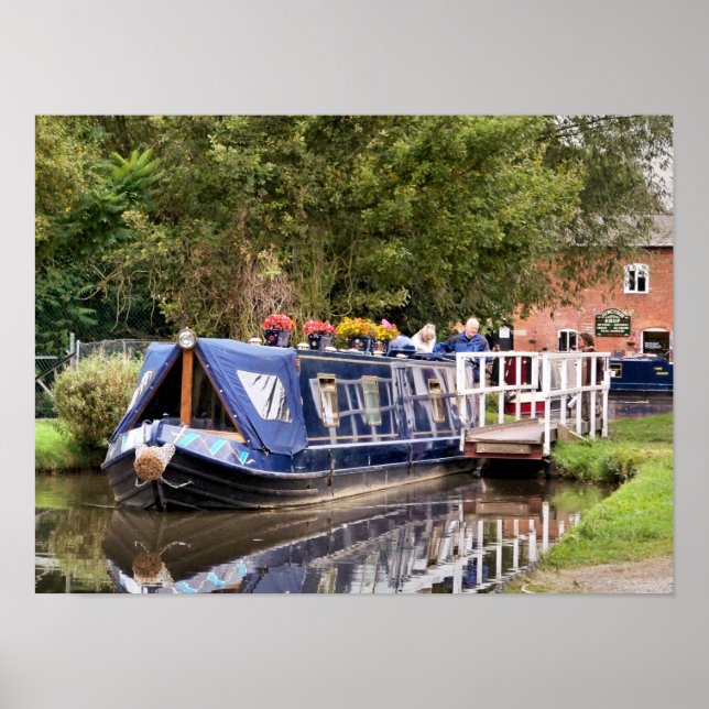 POSTER BATEAUX DE CANAL (Devant)