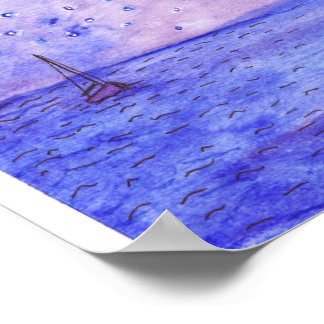 Poster Bateaux de nuit