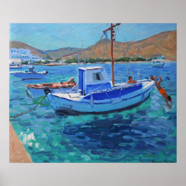 Poster Bateaux de pêche (Devant)