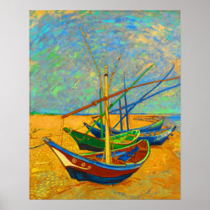 Poster Bateaux de pêche à St. Marie