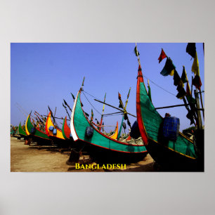 Poster Bateaux du Bangladesh