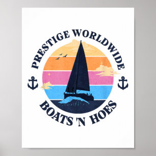 Poster Bateaux et hôtesses Film de comédie rétro drôle Ba