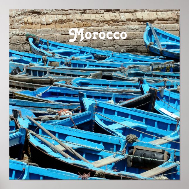 Poster Bateaux marocains (Devant)