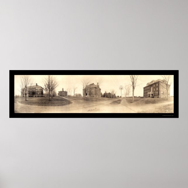 Poster Bates College Maine Photo (Devant)