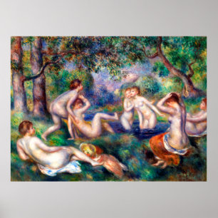 Poster Bathers dans la forêt