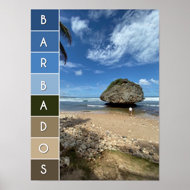 Poster Bathsheba, Barbade (Devant)