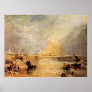 Poster Bâti de St Michaels, les Cornouailles par Joseph