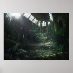 Poster Bâtiment abandonné