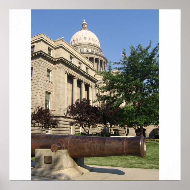 Poster Bâtiment de Boise Capitol (Devant)
