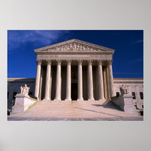 Poster Bâtiment de court suprême des Etats-Unis