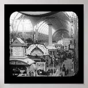 Poster Bâtiment de l'électricité équitable dans le monde 