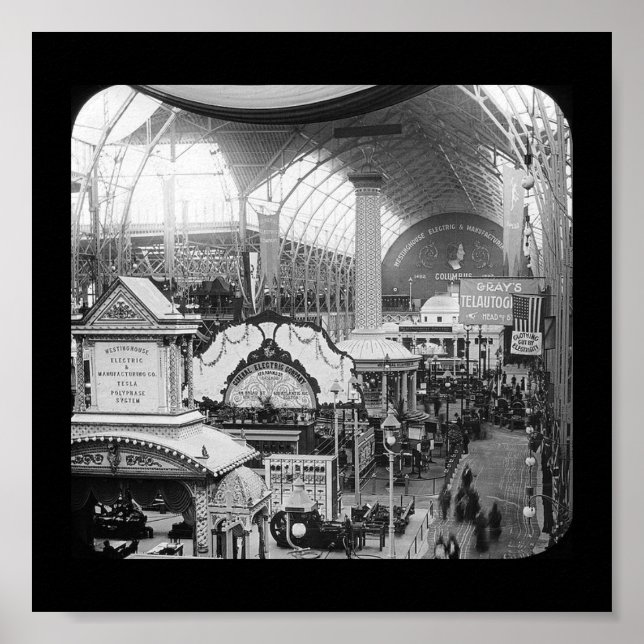 Poster Bâtiment de l'électricité équitable dans le monde  (Devant)