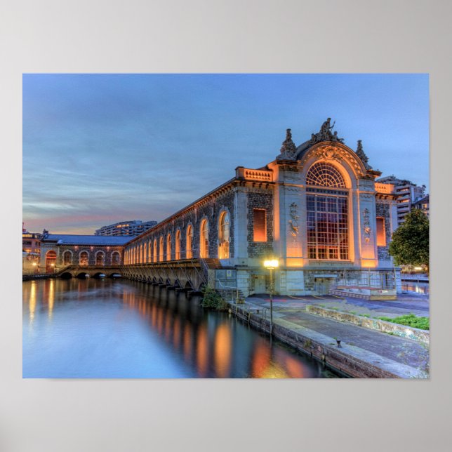 Poster Batiment des Forces-Motrices, Genève, Suisse (Devant)