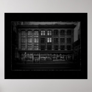 Poster Bâtiment Elgin n°1 avec bordure
